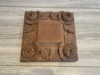 Solid Wood Carved Block