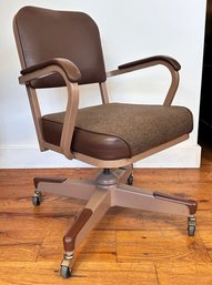 A Vintage Mid Century Modern Executive Chair