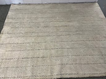 Artisan De Luxe Grey Feather Design Cream Carpet 8' X 10'