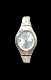 Carriage By Timex Stretchy Silver And Gold Tone Watch