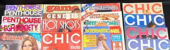 18 Assorted Vintage Adult Magazines/erotica - Late 70s & Early 80s