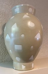 Geometric Shapes On Large Vase