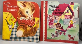 Lot Of 2 1949 Samuel Lowe Company Childrens Books