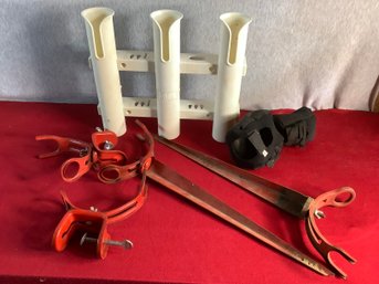 Rod Holders And Reel Covers Lot