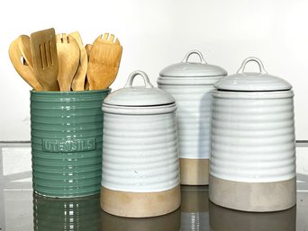 Modern Kitchen Utensil Holders And Canisters