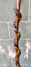 Very Cool Wood Walking Stick ~ 5 Feet ~  SNAKE