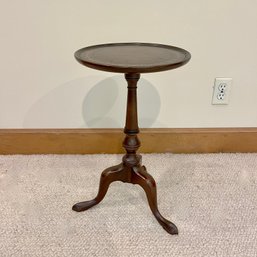 A Small Vintage Candlestick Table