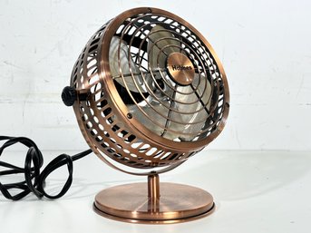 A Vintage Style Tabletop Fan By Holmes