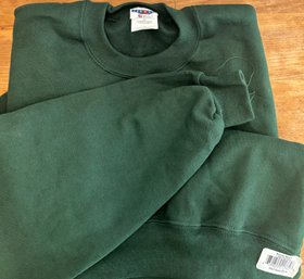 BRAND NEW 3XL Green Crewneck