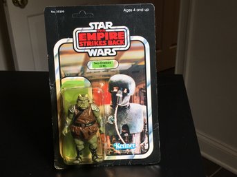 1982 EMPIRE STRIKES BACK Error Card Shows 21 B - Wrong Figure In Blister Gamorrean Guard / Card Has Punch Out