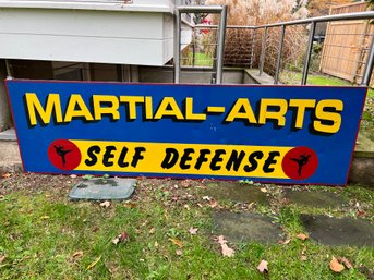 Martial-Arts Self Defense LARGE Metal Sign 94 X 28