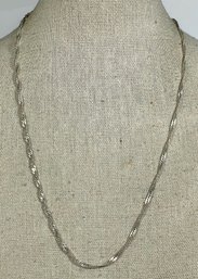 Vintage 18' Long Sterling Silver Chain Necklace