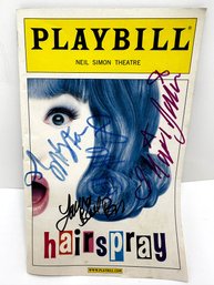 2003 Hairspray Playbill Signed By Cast