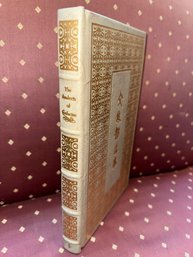 Easton Press ~ The Analects Of Confucius ~ 1976 ~ Leather Bound