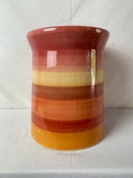 Ceramic Ombre Orange Pot