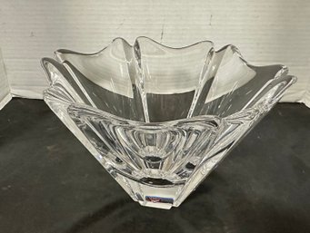 Excellent Orrefors LH 4642-13 Crystal Clear Glass Vase Signed Candy Dish Vase Art Deco. FL/B3