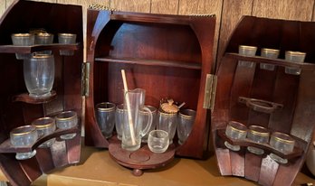 1/2 Keg Wooden Bar Set