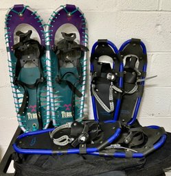 3 Pairs Snowshoes ~ TUBBS & Thunder Bay ~