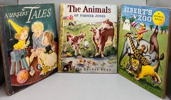 3 Vintage Little Golden Books From 40's&50's