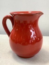 Red Pottery Pitcher