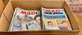 Full Box Of Mad Magazines - '80's & '90's!