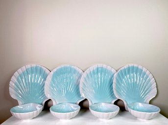 Sigrid Olsen Home - Melamine Seashell Bowl And Plate Settings