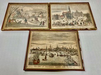 Vintage Framed Prints Of Amsterdam (3)