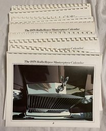 1978 Rolls-Royce Masterpiece Calendar