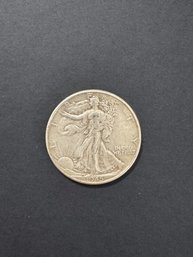 1945 Walking Liberty Silver Half Dollar