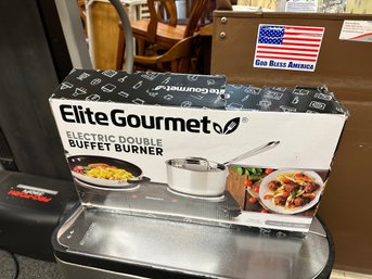 Elite Gourmet Electric Double Buffet Burner