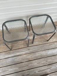 Pair Of Outdoor Side Tables