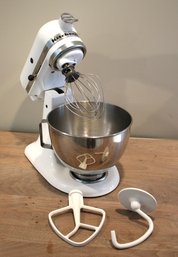 Kitchenaid Classic Standing Mixer With Bowl And Three(3) Attachments Model #K45SSWH