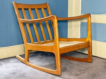 A Mid Century Danish Modern Rocking Chair By France & Daverkhosen For John Stuart