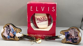 3 Elvis Ornaments