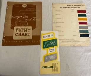 1952 Studebaker Paint And Color Information