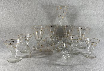 MCM Libby - Royal Fern - Blown Glass Stemware (pattern Discontinued. Circa: 1956)