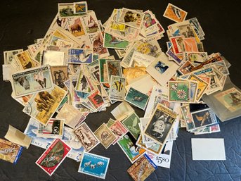 Vintage Stamp Lot USPS And Foreign Used And Unused