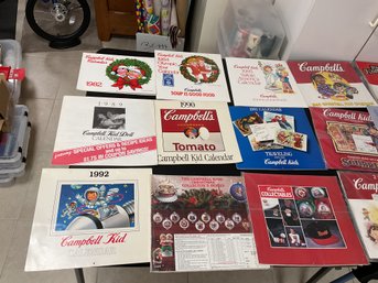 Lot Of Campbell  Soup Calendars