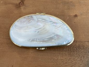 Mother-of Pearl Shell Evening Bag Clutch