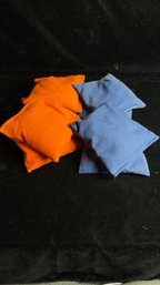 Set Of Cornhole Bean Bags - Orange And Blue