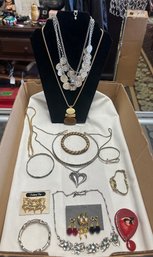 Jewelry Collection Lot Attractive Necklaces, Watch, Bangles, Bracelet, Pins. JJ/A3