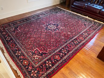 Vintage Room Size Persian Oriental Rug  Carpet, Measures 92' X 126' ( 1st Fl Office-r )