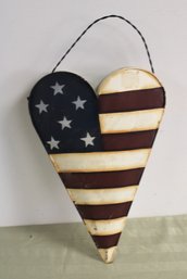 14' Heart Tin Flag