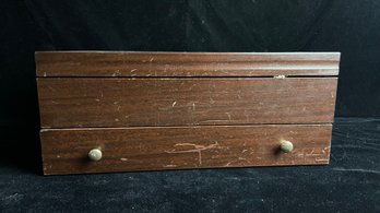 Silverware Box With Small Set Of Flatware