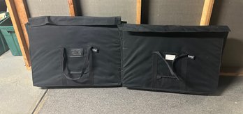 2 Non Woven X-Port Art Portfolio Travel Cases By RT Innovations, With Strong Webbed Carrying Handles.TA-CVBC-A
