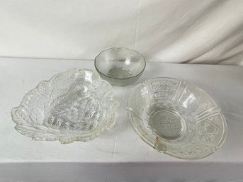 Collection Of Vintage Glass Dishes