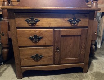 Beautiful Warm Wood Cabinet