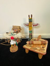 Vintage Lot Of Native American Collectibles