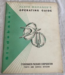 1959/60ish Studebaker Parts Manager's Operating Guide