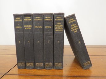 Six Volumes - Alexander Hamilton Institute Of Merchandising.